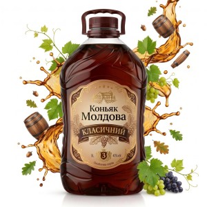 Коньяк Молдавський класичний 5 л